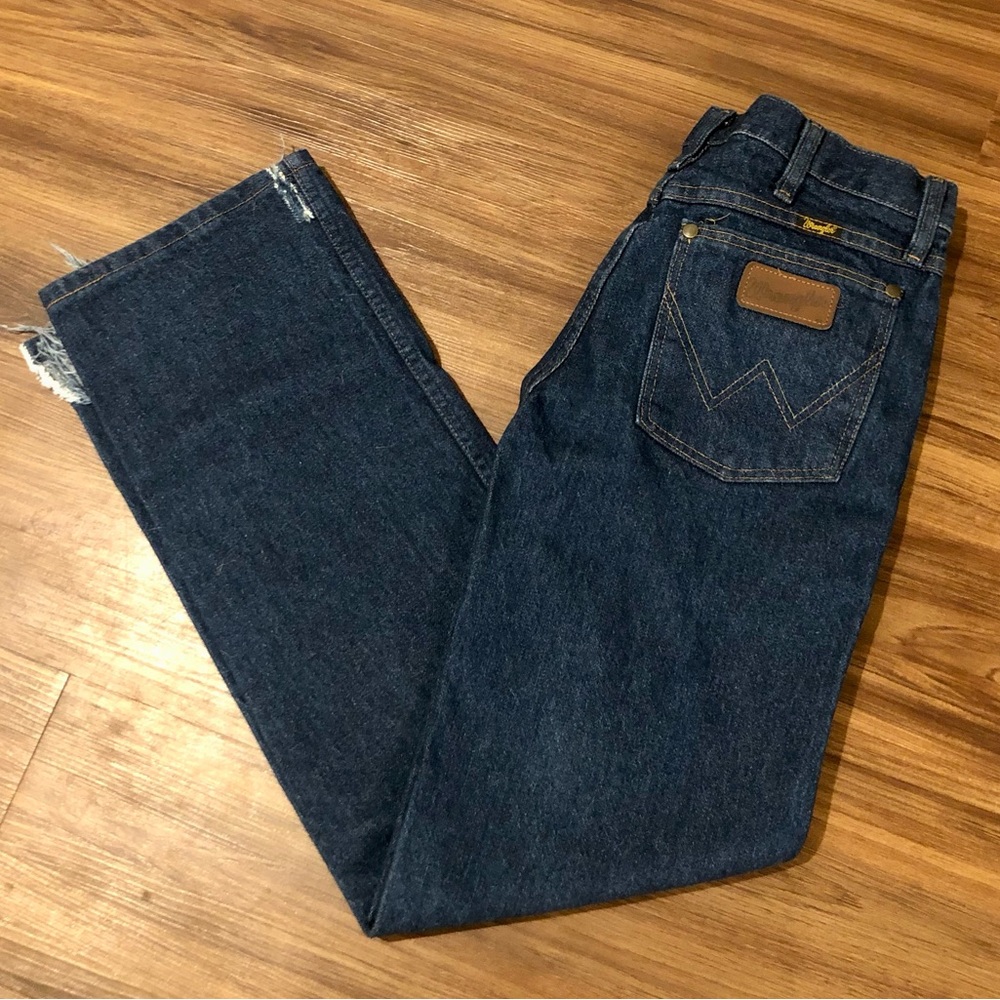 Wrangler Slim Fit Straight Leg Denim Jeans